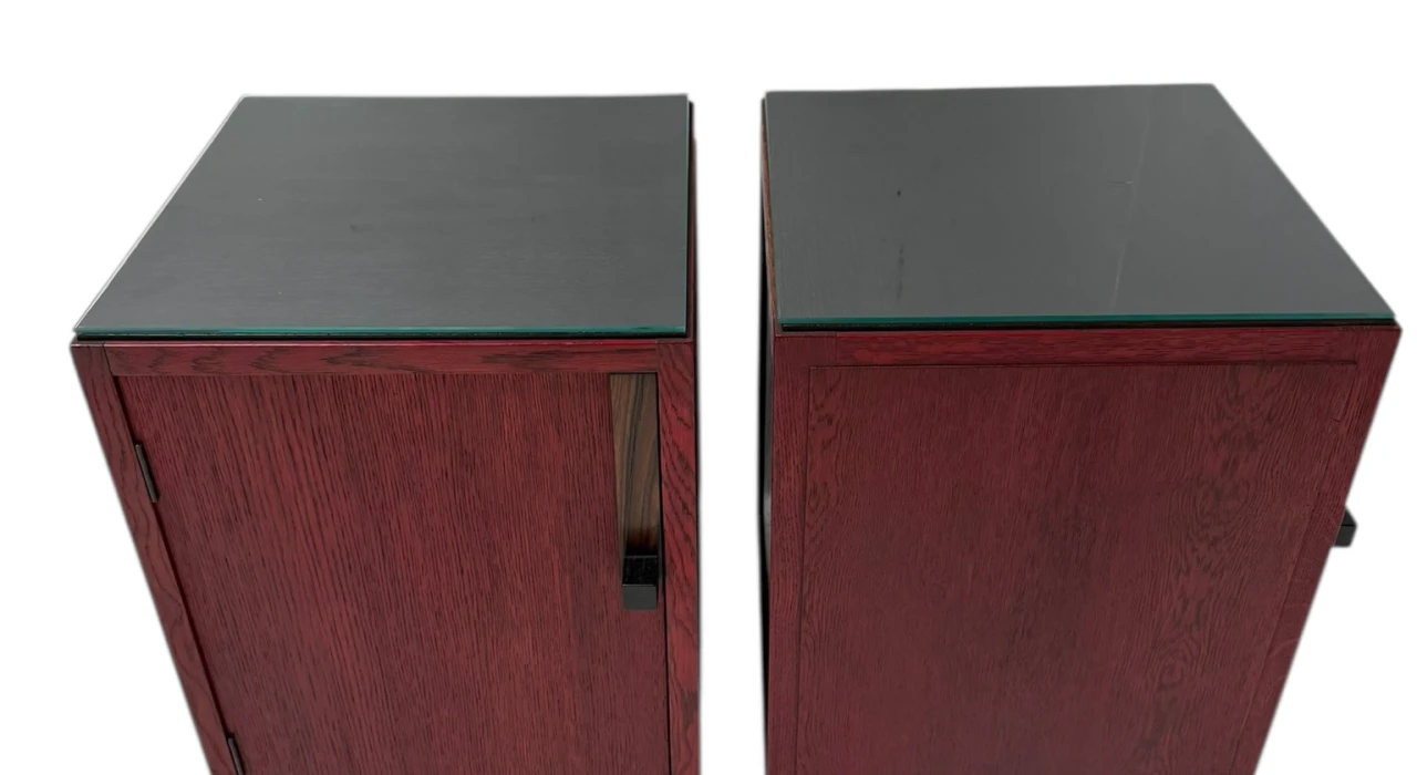 Two Art Deco Modernist Nightstands by A.H. Jansen for L.O.V. Oosterbeek, 1920s